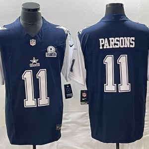 Men's Dallas Cowboys #11 Micah Parsons Navy 2023 F.U.S.E. With 1960 Patch Vapor Limited Jersey
