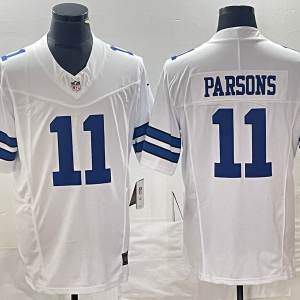 Men's Dallas Cowboys #11 Micah Parsons White 2023 F.U.S.E. Vapor Limited Jersey