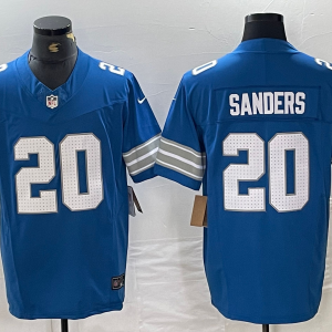 Men's Detroit Lions #20 Barry Sanders Blue 2024 F.U.S.E. 2nd Alternate Vapor Limited Jersey