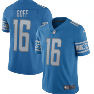 Men's Detroit Lions #16 Jared Goff  Blue Vapor Untouchable Limited Jersey