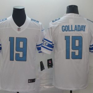 Men's Detroit Lions #19 Kenny Golladay White Vapor Untouchable Limited Stitched