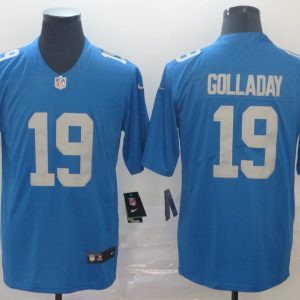 Men's Detroit Lions #19 Kenny Golladay Blue Vapor Untouchable Limited Jersey