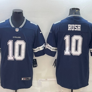 Men's Dallas Cowboys #10 Rush Navy Vapor Untouchable Limited Jersey
