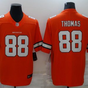 Men's Denver Broncos #88 Demaryius Thomas Orange Color Rush Limited Jersey