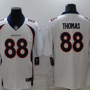 Men's Denver Broncos #88 Demaryius Thomas White Vapor Untouchable Limited Jersey