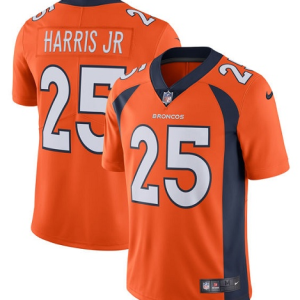 NFL Denver Broncos #25 Chris Harris Jr Orange Vapor Untouchable Limited Jersey