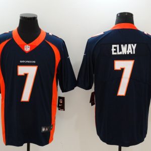 Denver Broncos 7John Elway Nike Blue Vapor Untouchable Limited Player Jersey