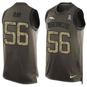 NFL Denver Broncos #56 Ray Limited Green Salute to Service Tank Top