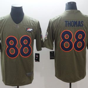 Mens Denver Broncos #88 Thomas Olive Salute to Service Limited Jersey