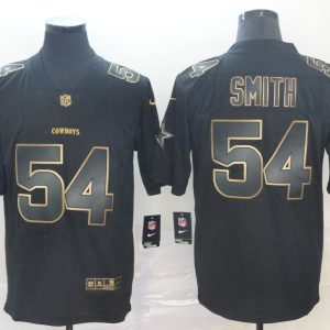 Nike Cowboys #54 Jaylon Smith Black Gold Vapor Untouchable Limited Jersey
