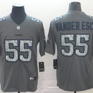 Nike Cowboys #55 Leighton Vander Gray Static Vapor Untouchable Limited Men Jersey