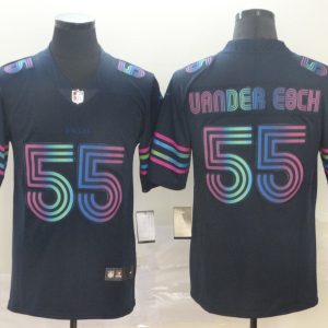Men's Dallas Cowboys #55 Leighton Vander Esch Navy 2019 City Edition Limited Jersey
