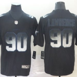 Dallas Cowboys #90 Demarcus Lawrence Black 2019 Smoke Fashion Limited Men Jersey
