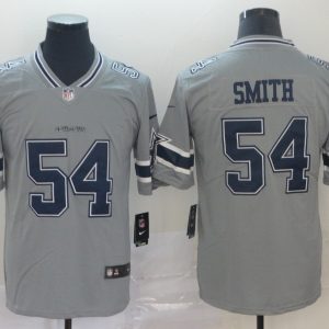 Nike Cowboys #54 Jaylon Smith Grey Inverted Legend Men Jersey