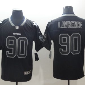 Nike 2018 Dallas Cowboys #90 Lawrence Lights Out Black Color Rush Limited Jersey