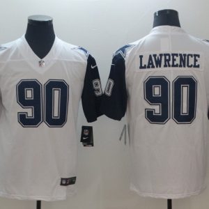 Nike Dallas Cowboys #90 Lawrence White Thanksgiving Color Rush Limited Jersey