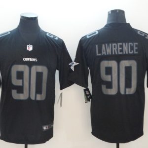 Nike 2018 Dallas Cowboys #90 Lawrence Fashion Impact Black Color Rush Limited Jersey
