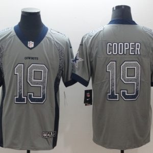 Nike Dallas Cowboys #19 Amari Cooper 2018 Grey Drift Fashion Color Rush Limited Jersey