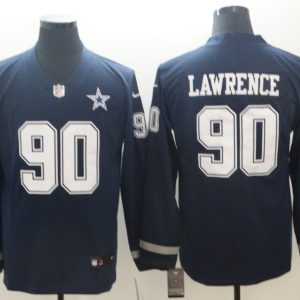 Men's Dallas Cowboys #90 Lawrence Teams Nike Therma Long Sleeve Jersey