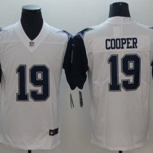 Nike Dallas Cowboys #19 Amari Cooper White Thanksgiving Color Rush Limited Jersey