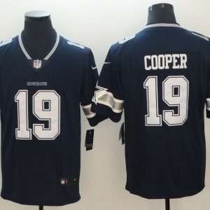 Nike Dallas Cowboys #19 Amari Cooper Blue Limited Vapor Untouchable Jersey