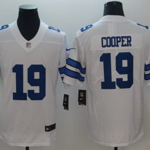 Nike Dallas Cowboys #19 Amari Cooper White Limited Vapor Untouchable Jersey