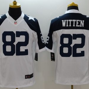 NFL Dallas Cowboys #82 Witten White Thanksgiving Limited Jersey