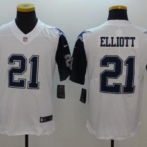 NFL Dallas Cowboys #21 Elliott White Color Rush Limited Jersey