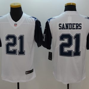 NFL Dallas Cowboys #21 Sanders Color Rush Jersey