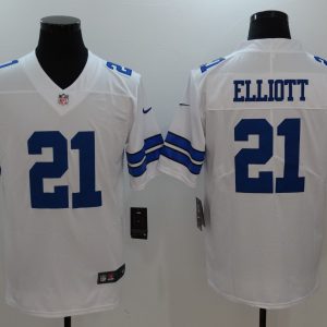 Nike Dallas Cowboys #21 Elliott White 2017 Vapor Untouchable Limited Jersey
