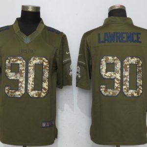 Nike Dallas cowboys 90 Lawrence Green Salute To Service Limited Jersey