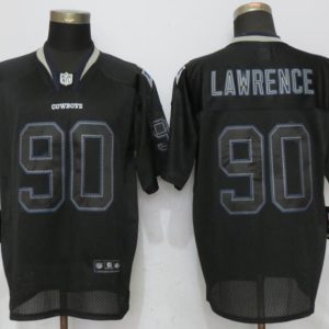 New Nike Dallas cowboys 90 Lawrence Lights Out Black Elite Jersey