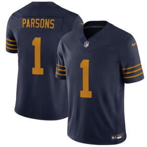 Men's Green Bay Packers #1 Micah Parsons Navy The 1923 Classic Vapor F.U.S.E. Limited Jersey