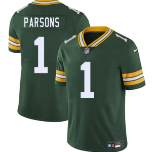 Men's Green Bay Packers #1 Micah Parsons Green 2025 Vapor Untouchable Limited Jersey