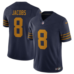 Men's Green Bay Packers Packers #8 Josh Jacobs Navy The 1923 Classic Vapor F.U.S.E. Limited Jersey