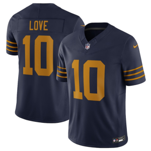Men's Green Bay Packers Packers #10 Jordan Love Navy The 1923 Classic Vapor F.U.S.E. Limited Jersey