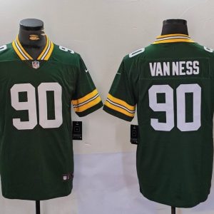 Men's Green Bay Packers Packers #90 Lukas Van Ness Green Vapor Untouchable Limited Jersey