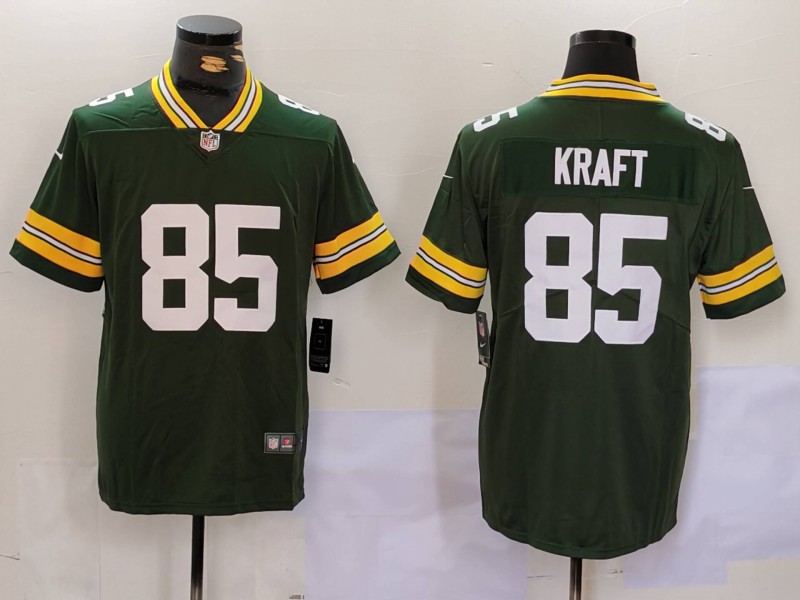 Men's Green Bay Packers Packers #85 Tucker Kraft Green Vapor Untouchable Limited Jersey