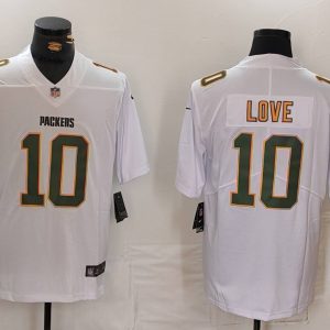 Men's Green Bay Packers #10 Love White Fashion Vapor Untouchable Limited Jersey