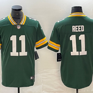 Men's Green Bay Packers Packers #11 Jayden Reed Green Vapor Untouchable Limited Jersey