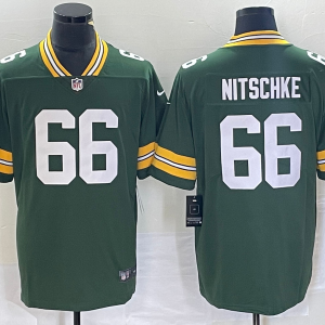 Men's Green Bay Packers #66 Ray Nitschke Green Vapor Untouchable Limited Jersey
