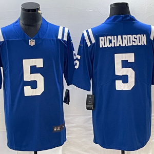 Men's Indianapolis Colts #5 Anthony Richardson Blue Vapor Untouchable Limited Jersey