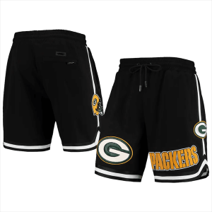 Green Bay Packers Packers Black Shorts