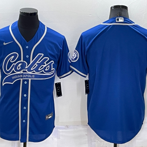 Men's Indianapolis Colts Royal Blue Baseball Nike Jersey