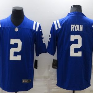Men's Indianapolis Colts #2 Matt Ryan Blue Vapor Untouchable Limited Jersey
