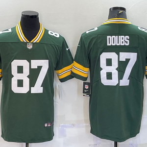 Men's Green Bay Packers #87 Doubs Green Vapor Untouchable Limited Jersey