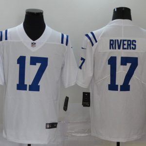 Men's Indianapolis Colts #17 Rivers White Vapor Untouchable Limited Jersey