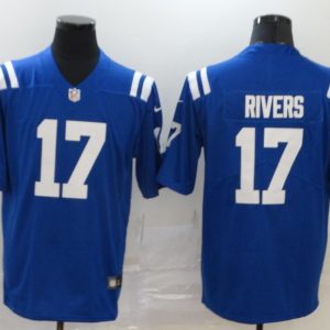 Men's Indianapolis Colts #17 Rivers Royal Blue Vapor Untouchable Limited Jersey