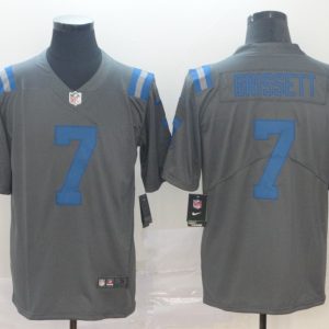 Nike Colts #7 Jacoby Brissett Inverted Legend Men Jersey