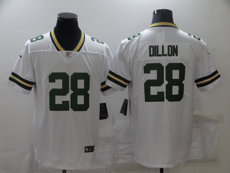 Men's Green Bay Packers #28 Dillon White 2021 NFL Draft Vapor Untouchable Limited Jersey